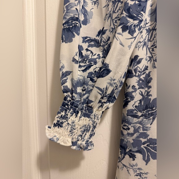 O.P.T Classic Smocked Midi Dress - Picture 3 of 9